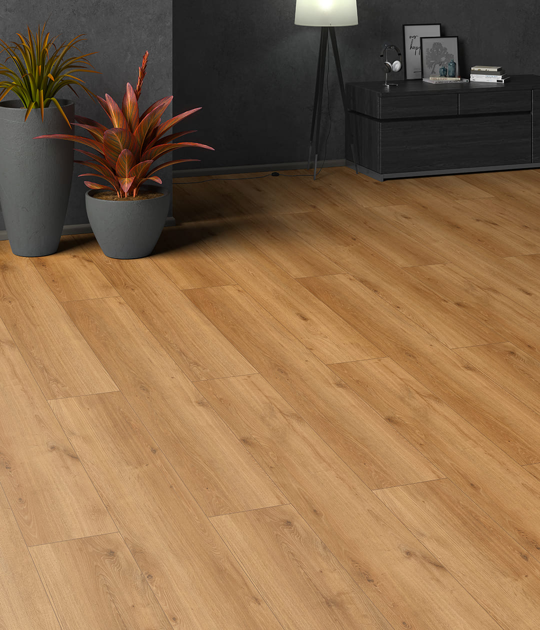 Natural Matt Laquered Midbrown Oak Laminat Parke