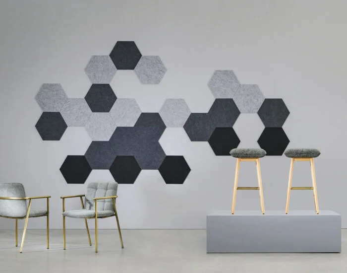 Hexagons Akustik Panel