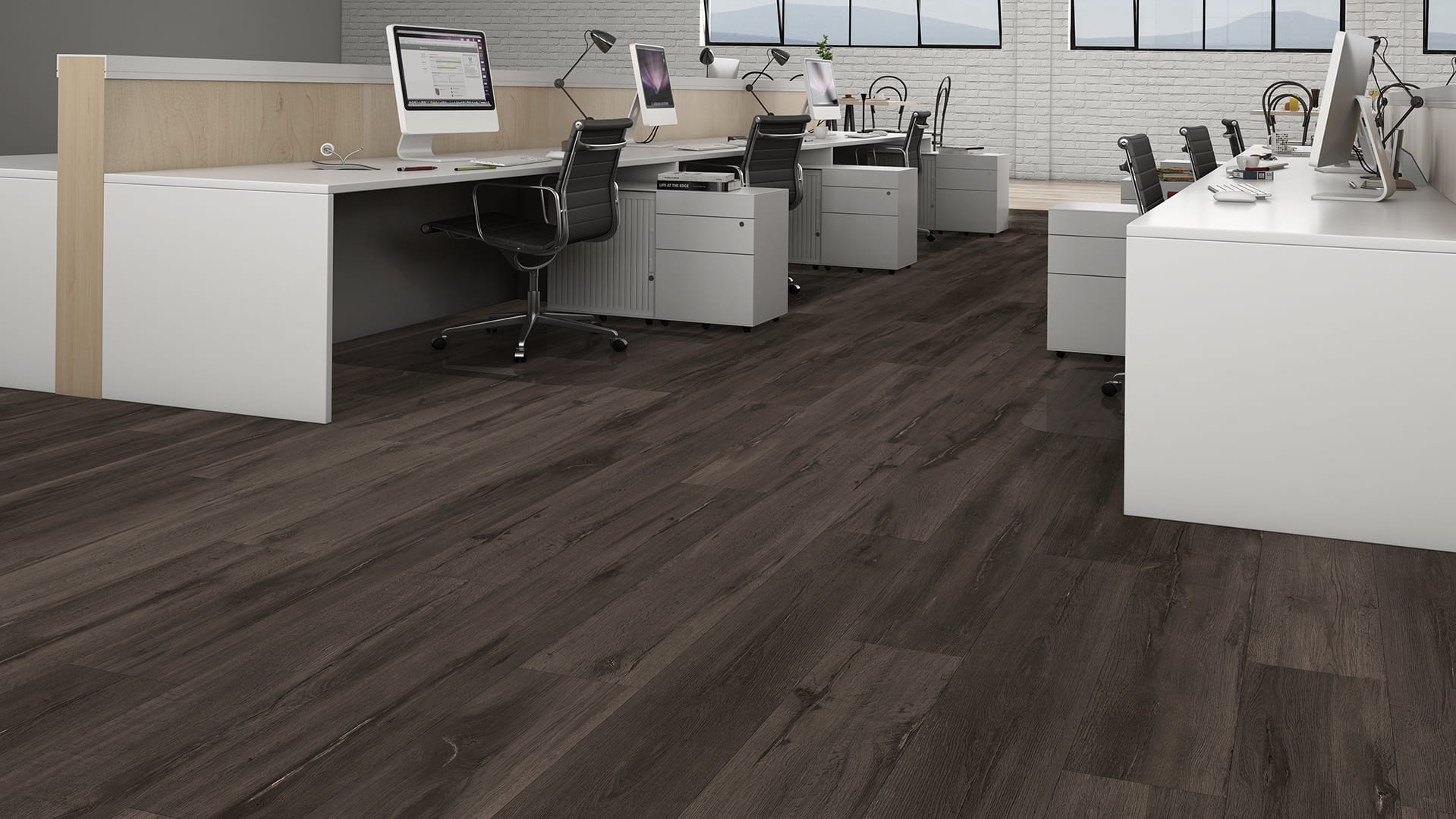 Rustic Matt Laquered Black Oak Laminat Parke