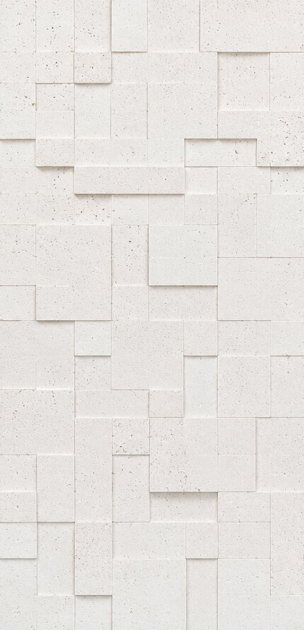 Tetris Krem Desing Stonart Duvar Paneli