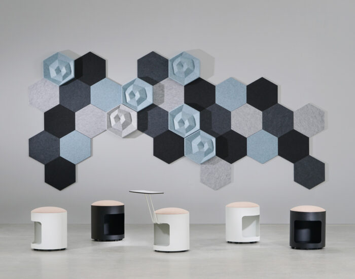Hexagon akustik panel